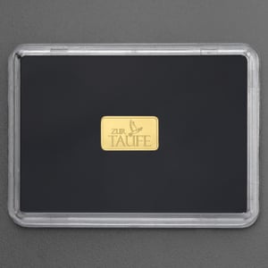 Goldbarren 2,5g Gravur "Zur Taufe" - Miniaturansicht 5