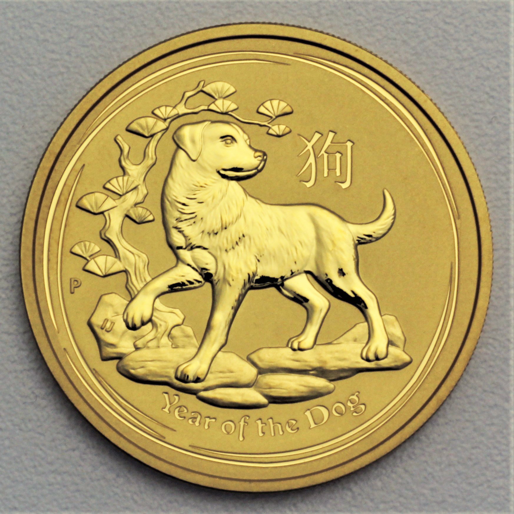 Goldmünze 2oz "Hund" 2018 Lunar II – Year of the Dog (Australien) - Hauptansicht