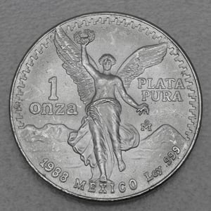Silbermünze 1oz "Libertad" 1988 (Mexiko) - Miniaturansicht 1