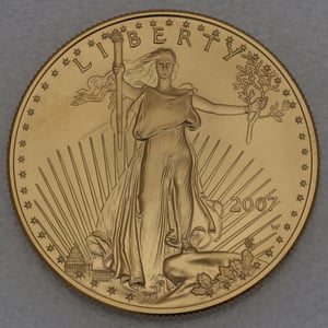 Goldmünze 1oz "American Eagle" 2007 (USA) - Hauptansicht