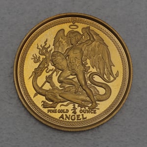 Goldmünze 1/4oz "Angel" 1986 (Isle of Man) - Hauptansicht