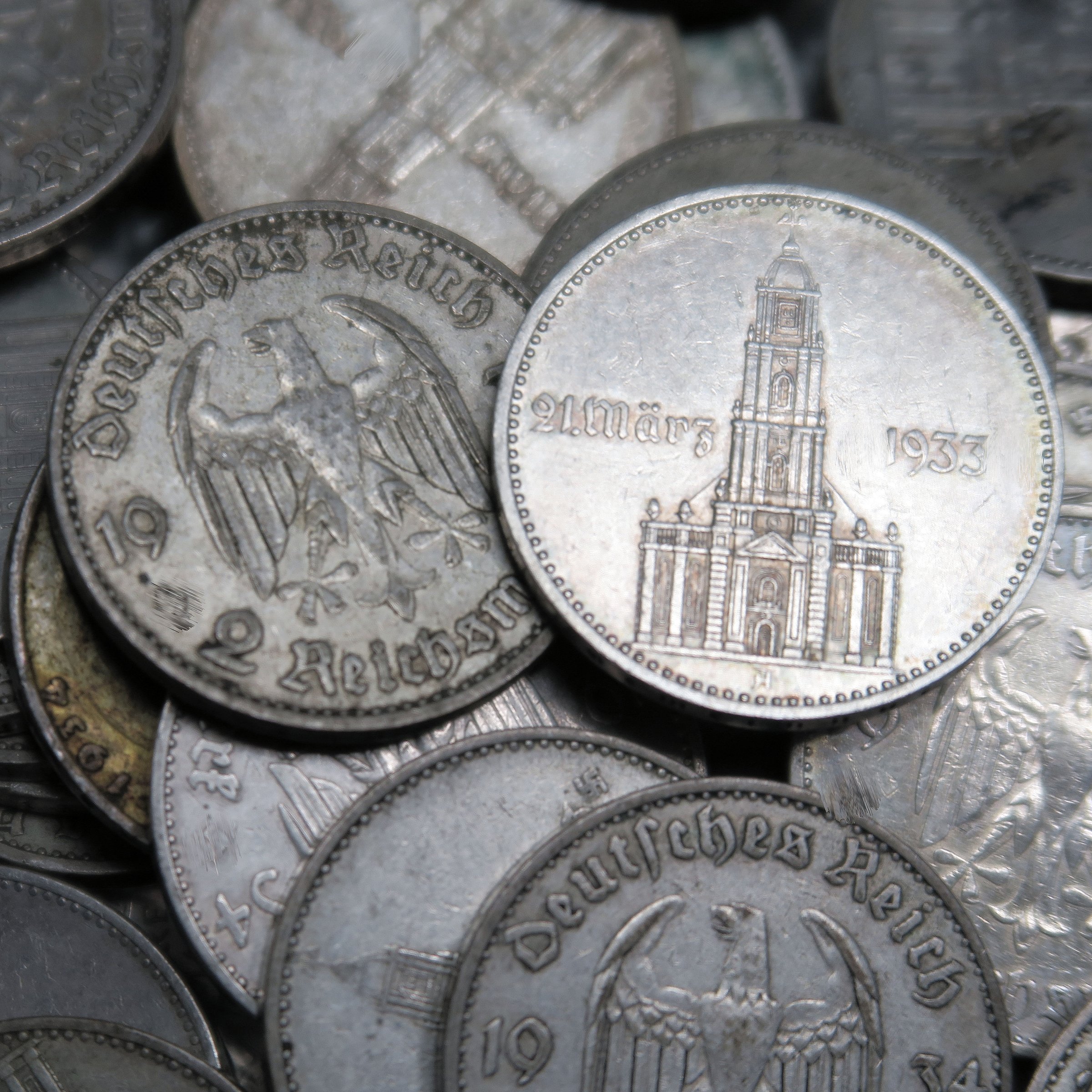 Silbermünze 100 x 2 Reichsmark "Garnisonskirche mit Datum" Investmentpaket (Deutschland) - Hauptansicht