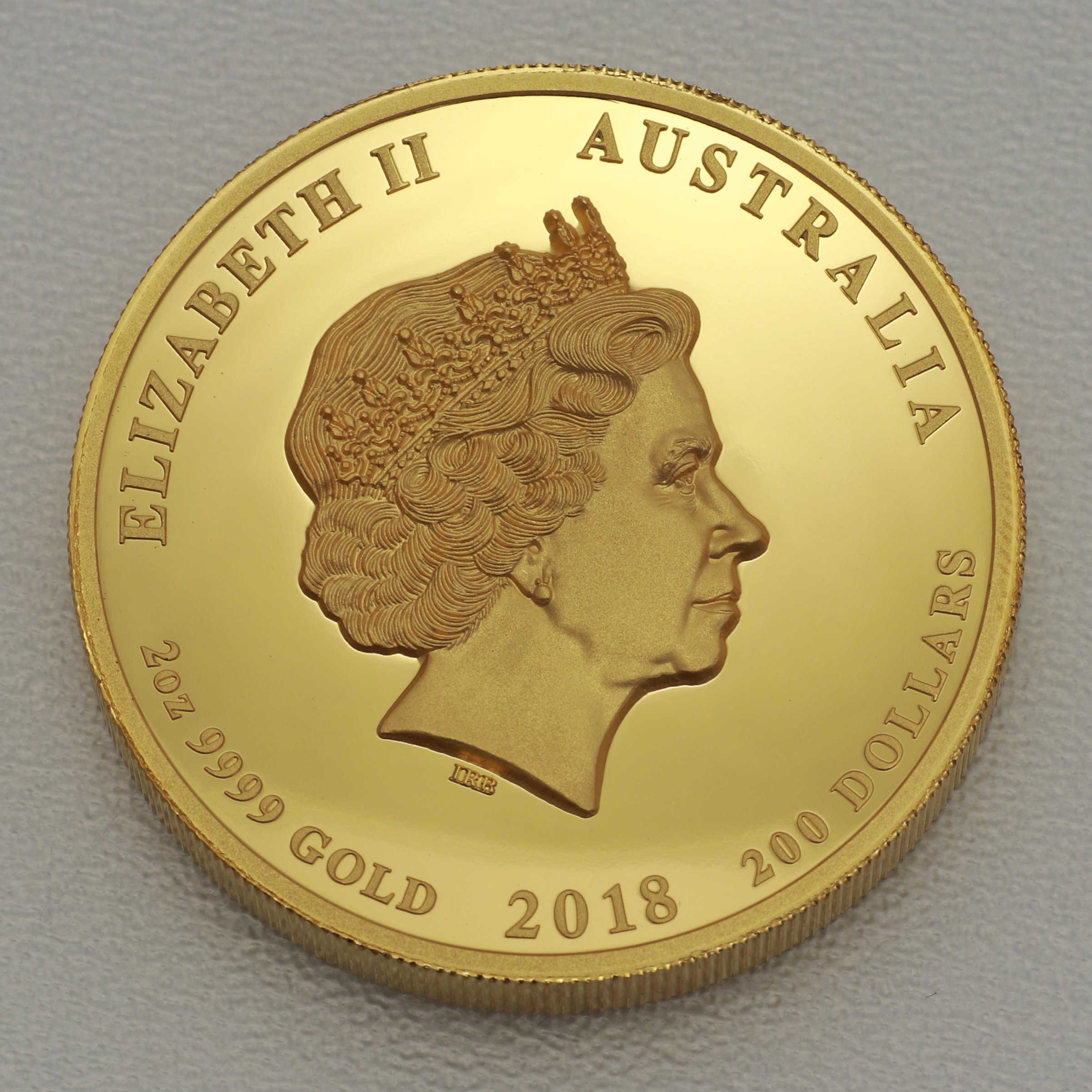 Goldmünze 2oz "Dragon & Tiger" 2018 (PP/HR) (Australien) - Detailansicht 1