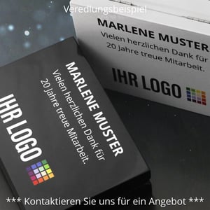Luxus-Geschenkbox "Hochglanz weiß" (14,8x10,2cm) - Miniaturansicht 11