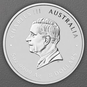 Silbermünze 5oz "Pferd" 2026 (koloriert) Lunar III – Year of the Horse (Australien) - Miniaturansicht 2