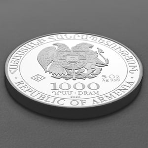 Silbermünze 5oz "Arche Noah" aktueller Jahrgang (Armenien) - Miniaturansicht 4