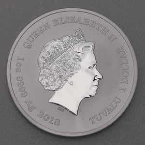 Silbermünze 1oz "Thor" 2018 Marvel (Tuvalu) - Miniaturansicht 2