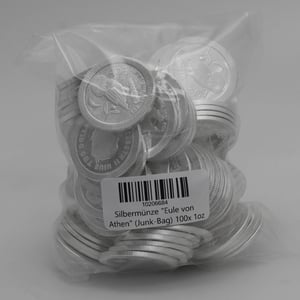 Silbermünze "Eule von Athen" (Junk-Bag) 100x 1oz (Niue) - Miniaturansicht 1