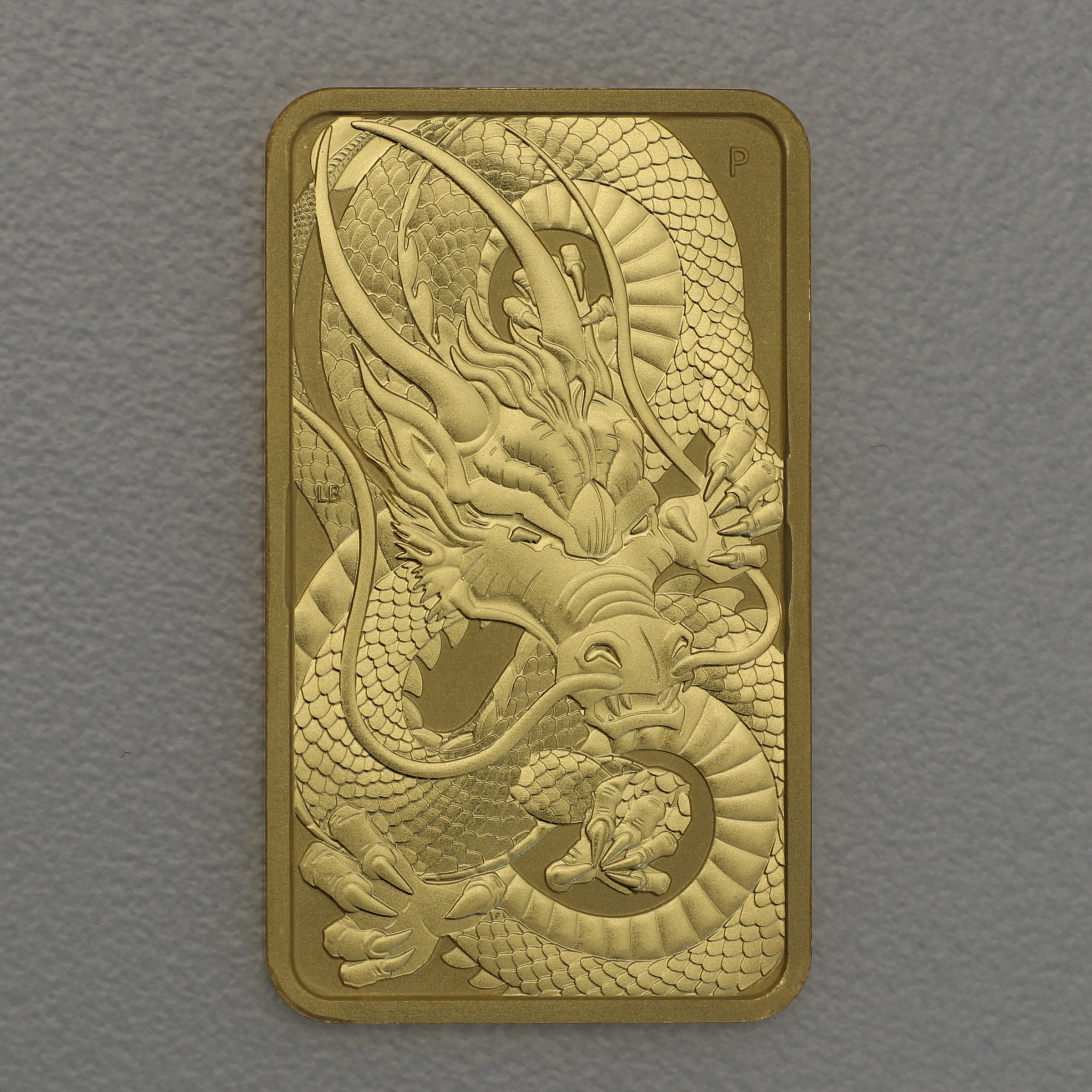 Gold Münzbarren 1oz "Rectangular Dragon" 2021 (Australien) - Hauptansicht