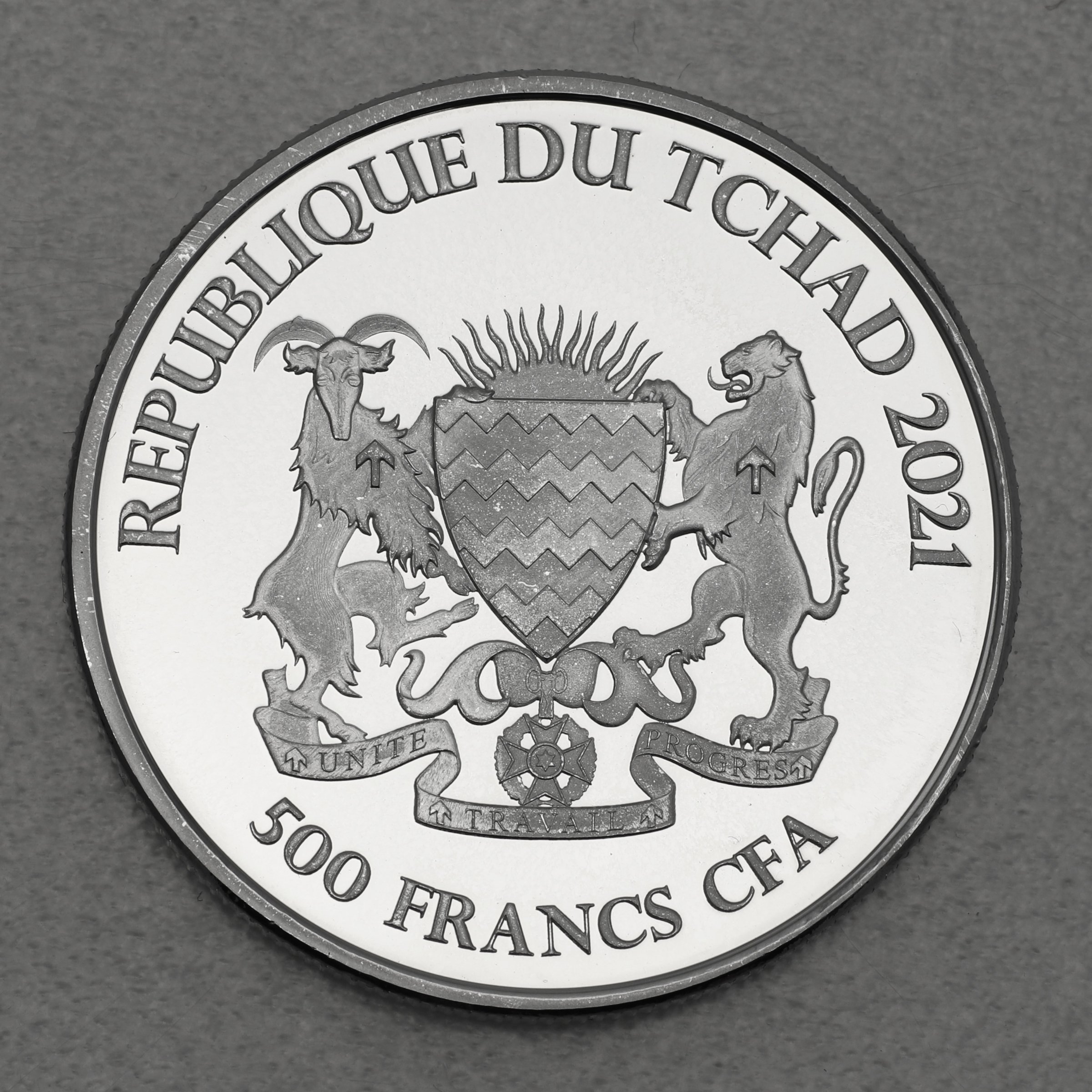 Silbermünze 1oz "Salmon" 2021 Celtic Animals (Tschad) - Detailansicht 1
