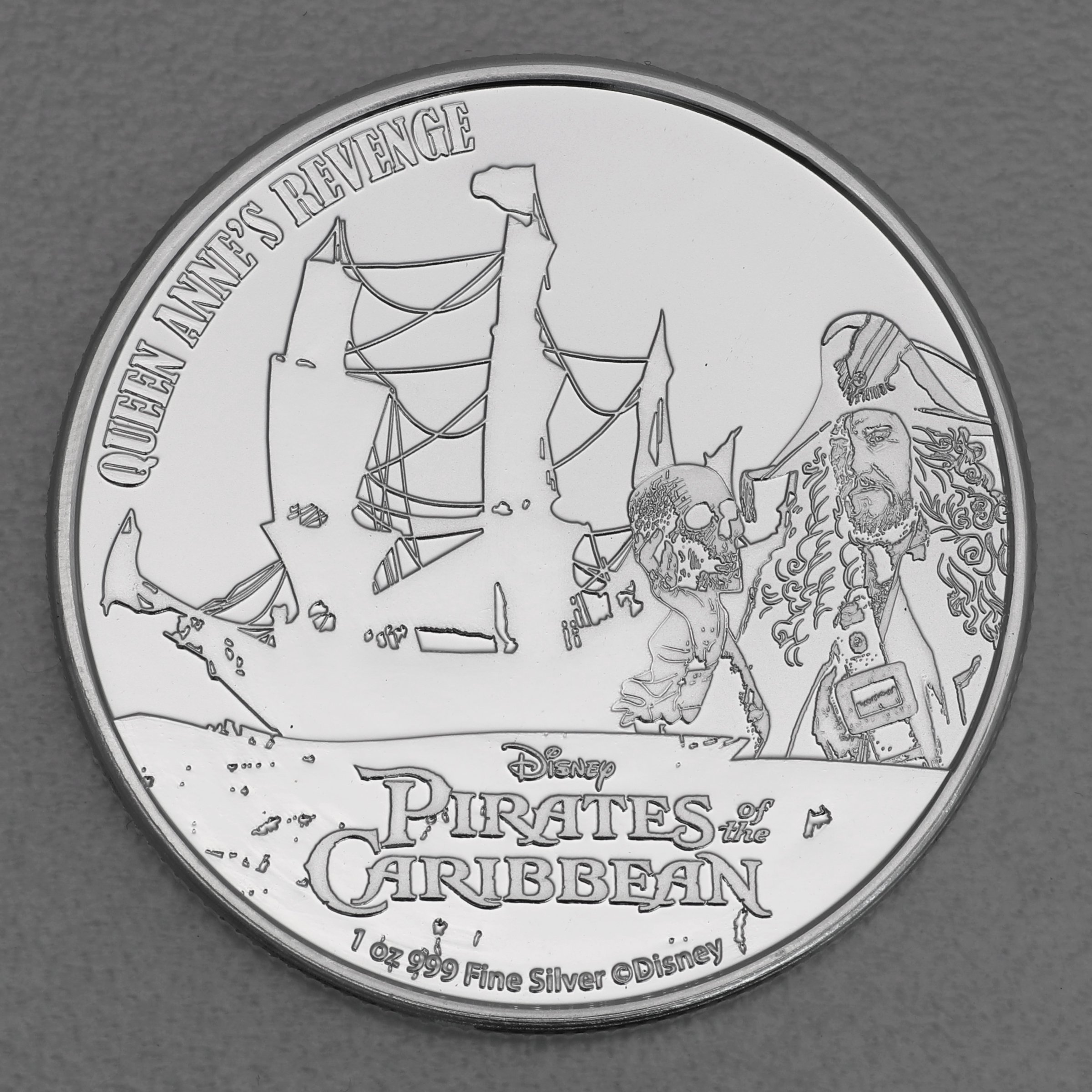 Silbermünze 1oz "Queen Anne s Revenge" 2022 Disney – Pirates of the Caribbean (Niue) - Hauptansicht