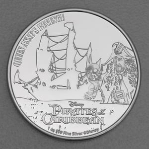 Silbermünze 1oz "Queen Anne s Revenge" 2022 Disney – Pirates of the Caribbean (Niue) - Hauptansicht
