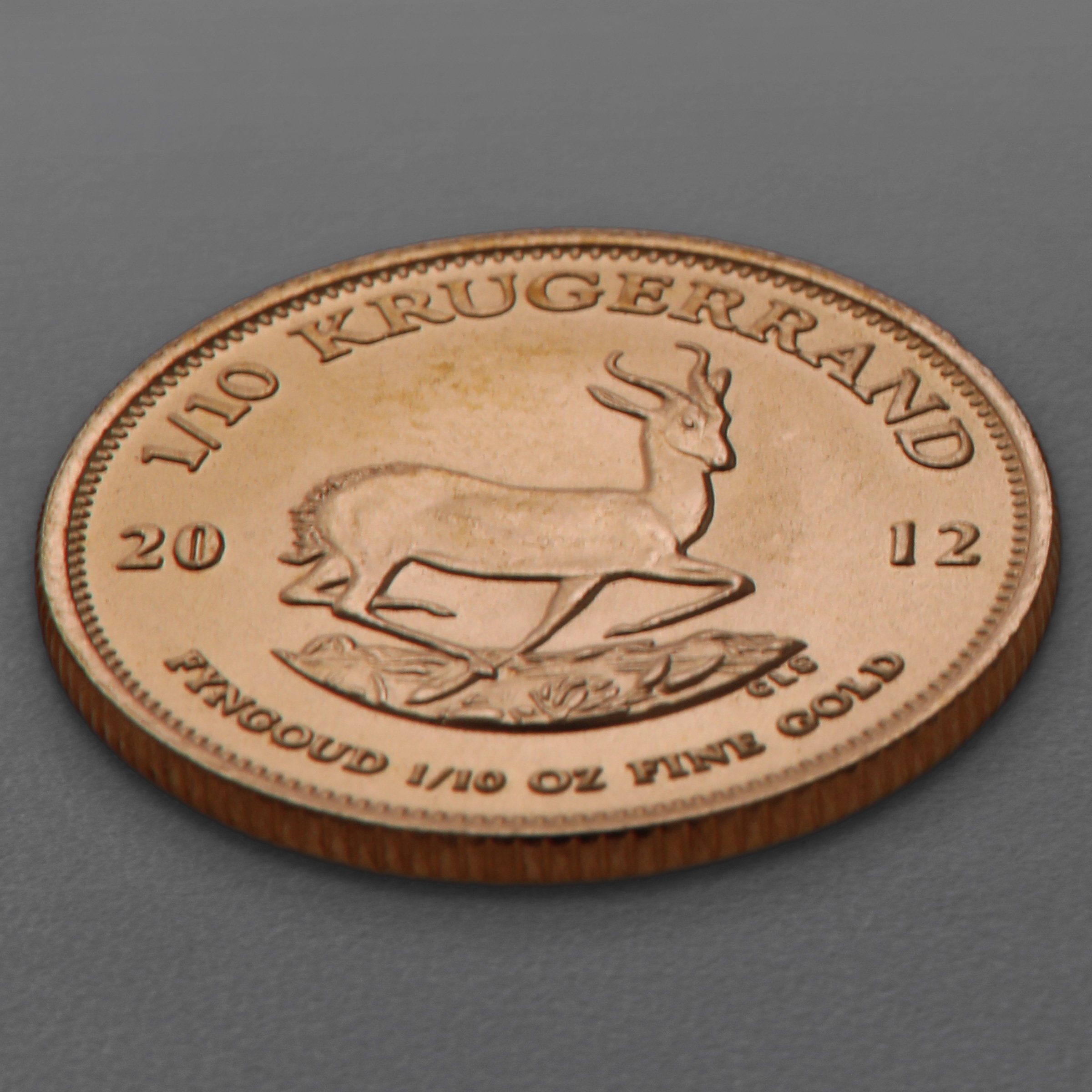 Goldmünze 1/10oz "Krügerrand" 2012 (Südafrika) - Detailansicht 2