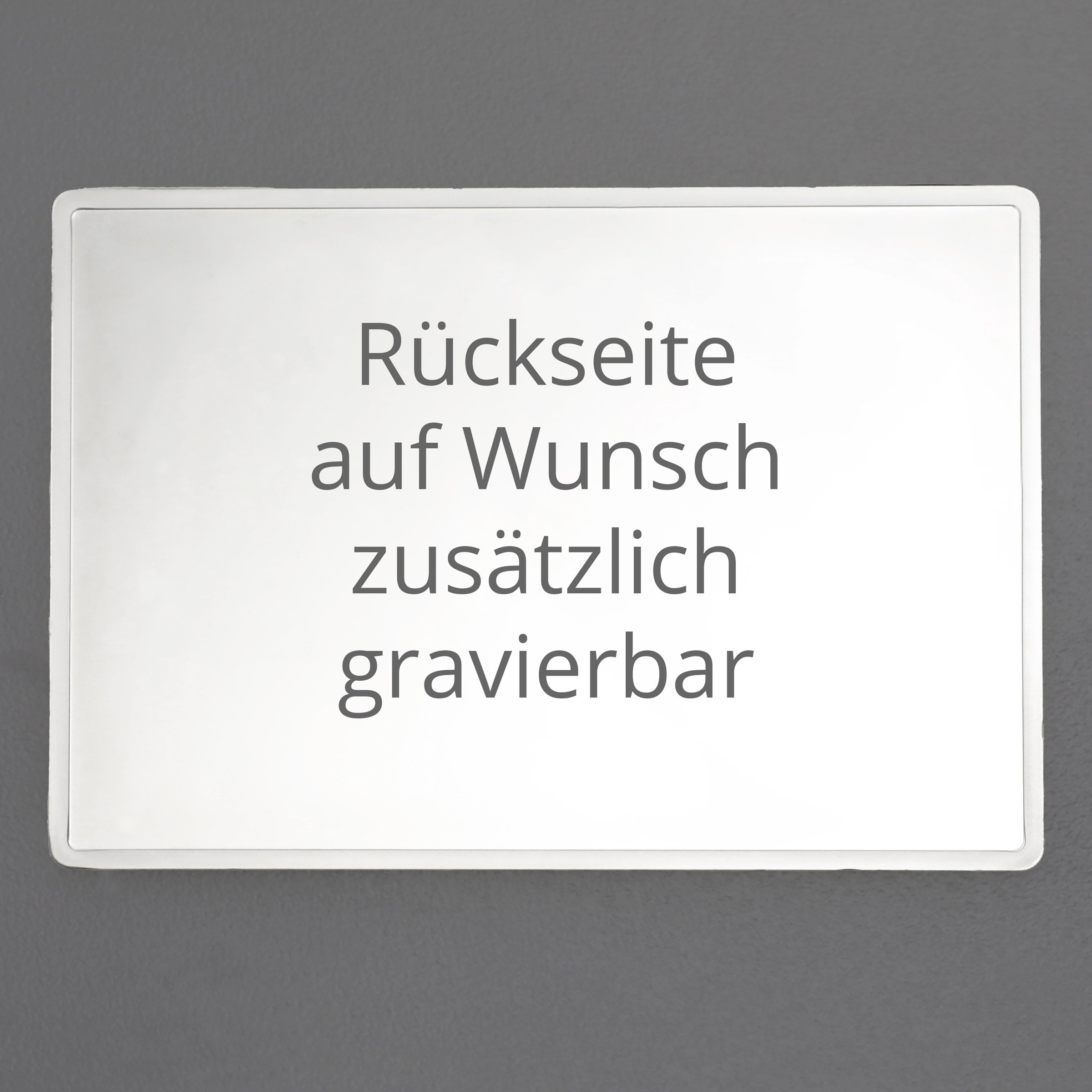 Silberbarren 100g "Ostern - Hasenohren" Gravur-Silbertafel - Detailansicht 2