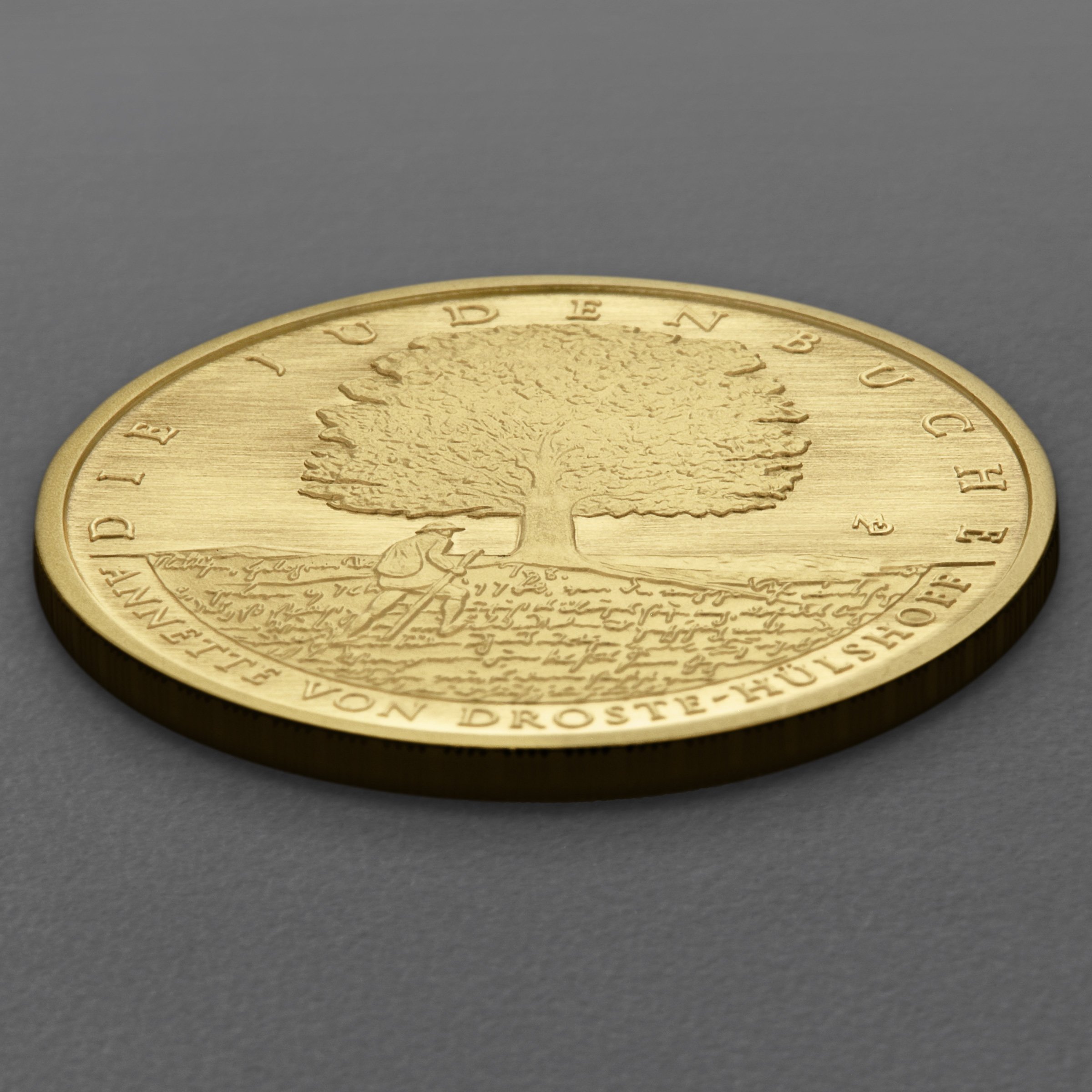 Goldmünze 100 Euro "Die Judenbuche" 2026 Meisterwerke der deutschen Literatur (Deutschland) - Detailansicht 2
