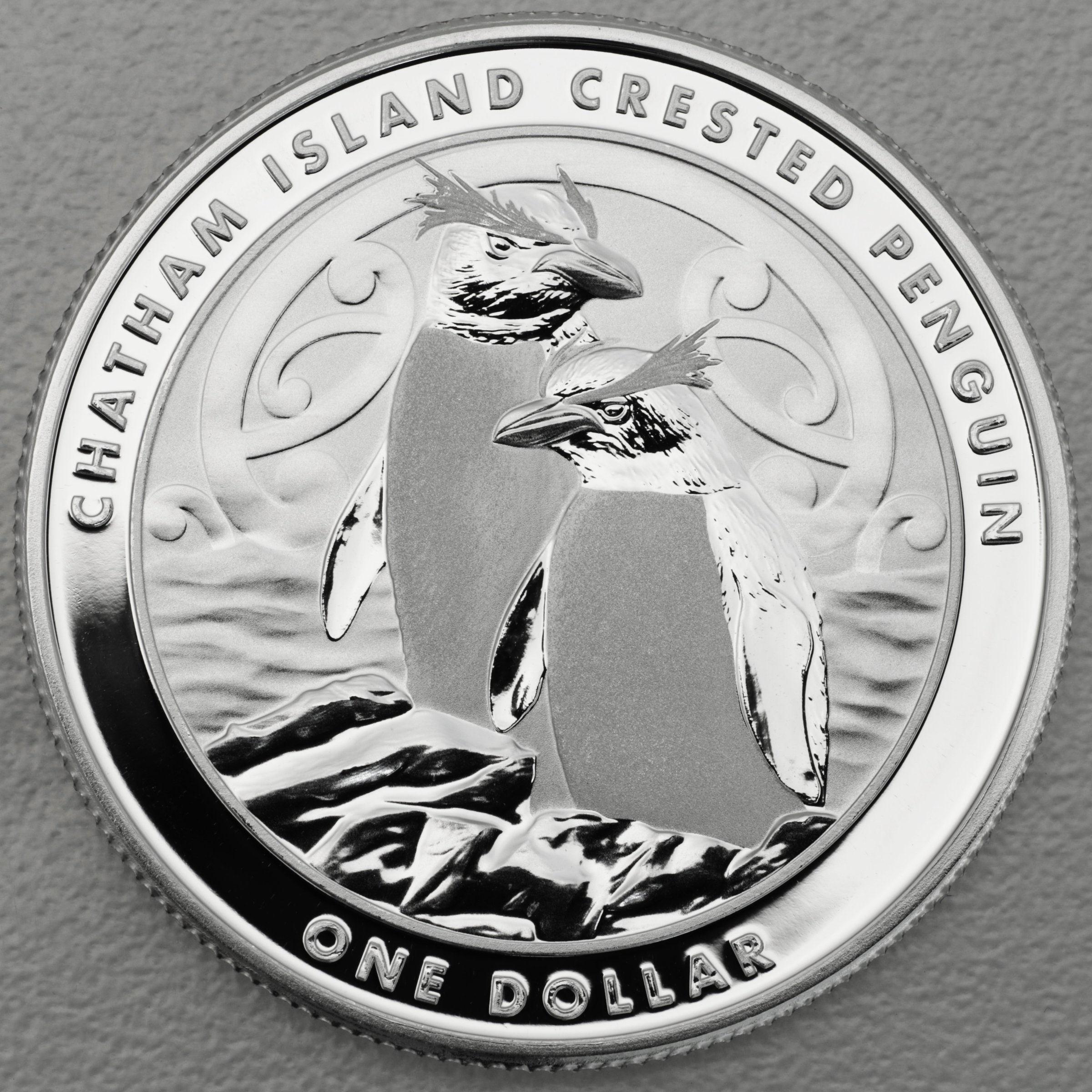 Silbermünze 1oz "Crested Penguin 2020" Chatham Island (Neuseeland) - Hauptansicht
