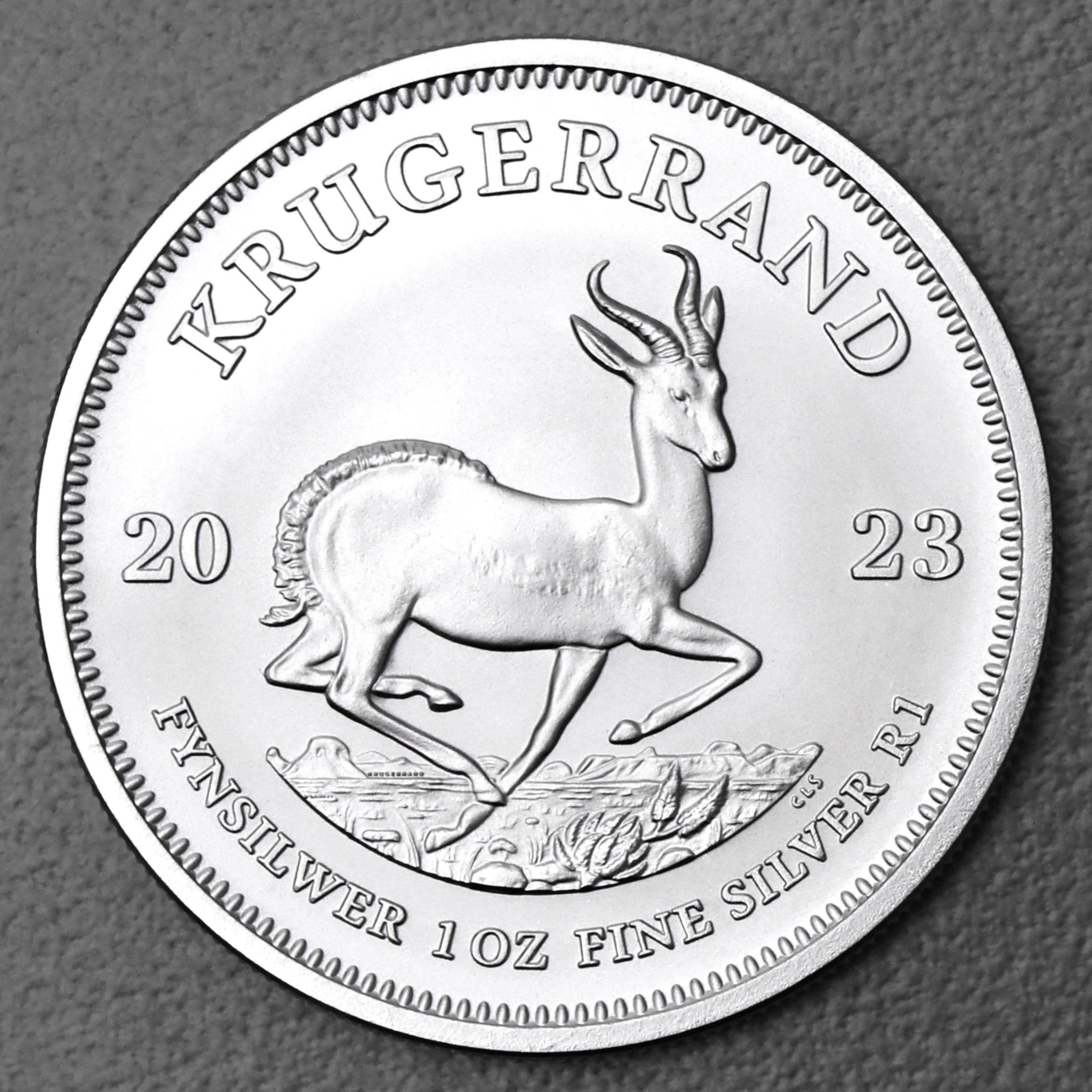 Silbermünzen 2 x 1oz "Ottifant & Krügerrand" 2023 Set – 2-teilig (Tuvalu & Südafrika) - Detailansicht 9