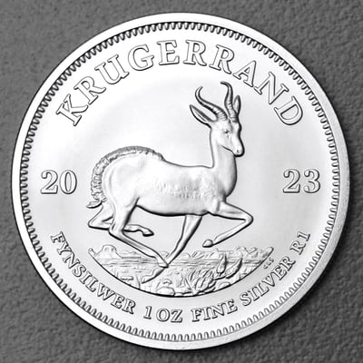 Silbermünzen 2 x 1oz "Ottifant & Krügerrand" 2023 Set – 2-teilig (Tuvalu & Südafrika) - Miniaturansicht 10