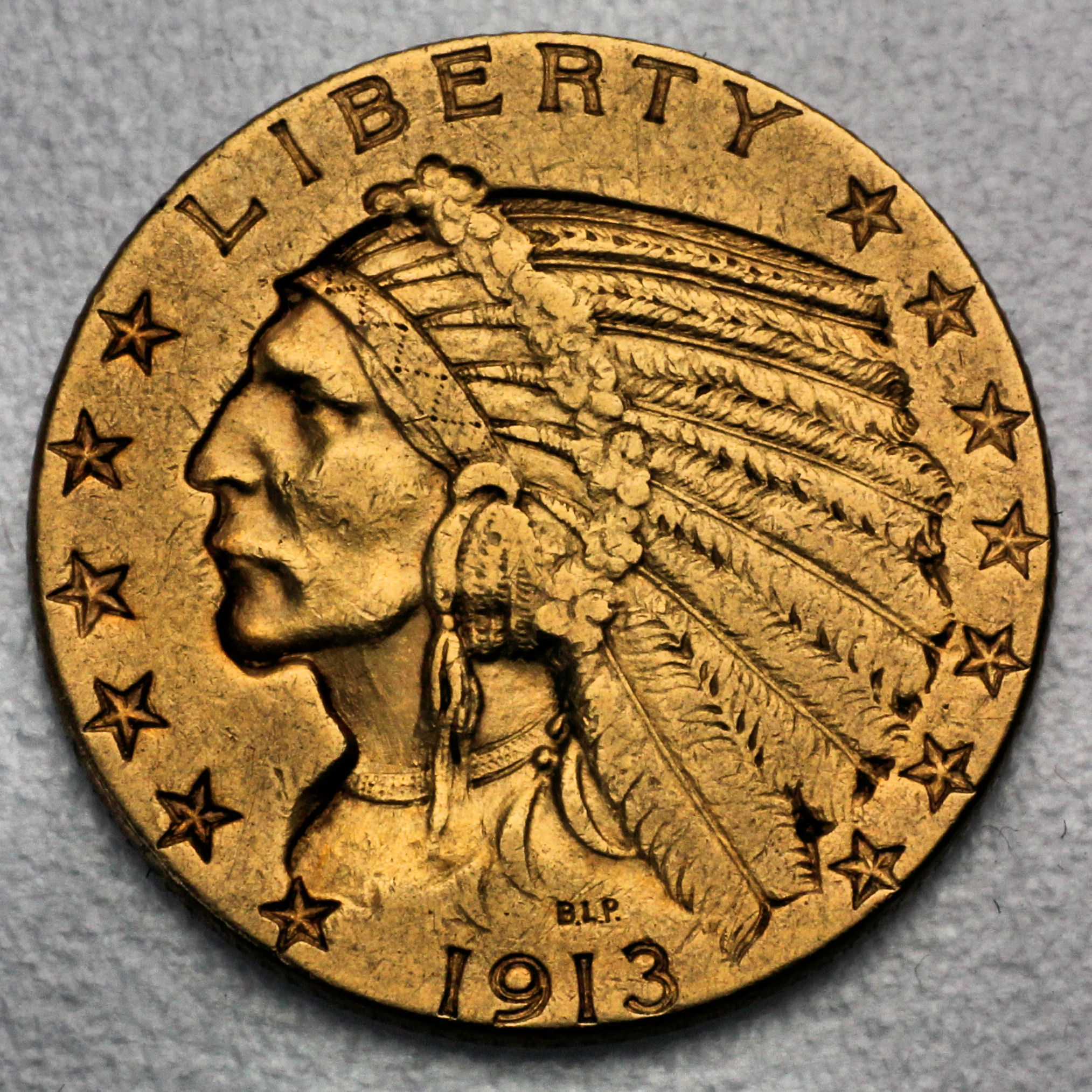 Goldmünze 5 Dollar "Indian Head" versch. Jahrg. (USA) - Hauptansicht