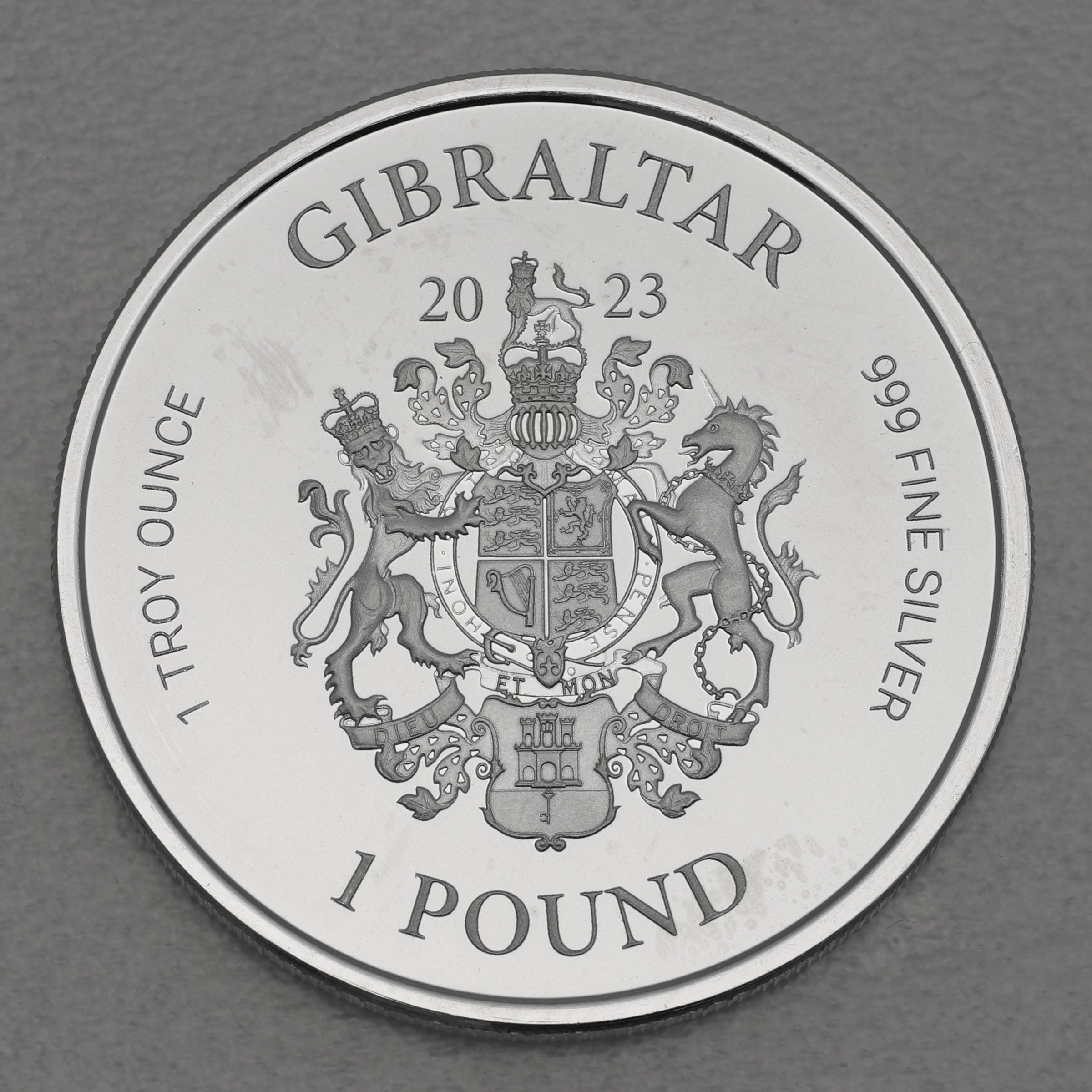 Silbermünze 1oz "Lady Justice" 2023 (Gibraltar) - Detailansicht 1