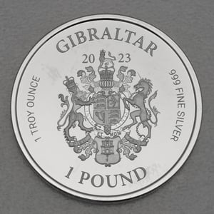 Silbermünze 1oz "Lady Justice" 2023 (Gibraltar) - Miniaturansicht 2