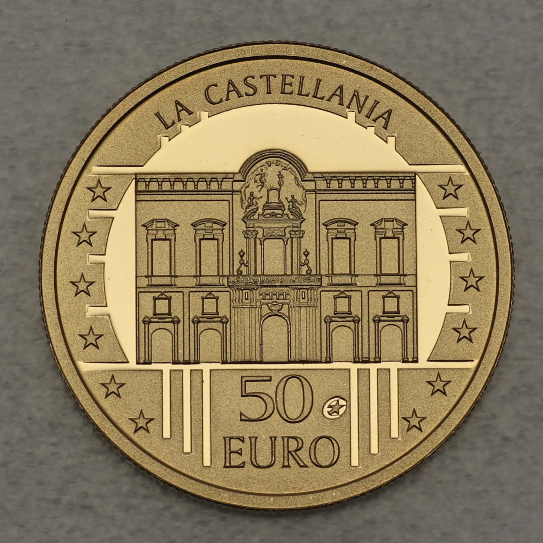 Goldmünze 50 Euro 2009 La Castellania (Malta) - Hauptansicht