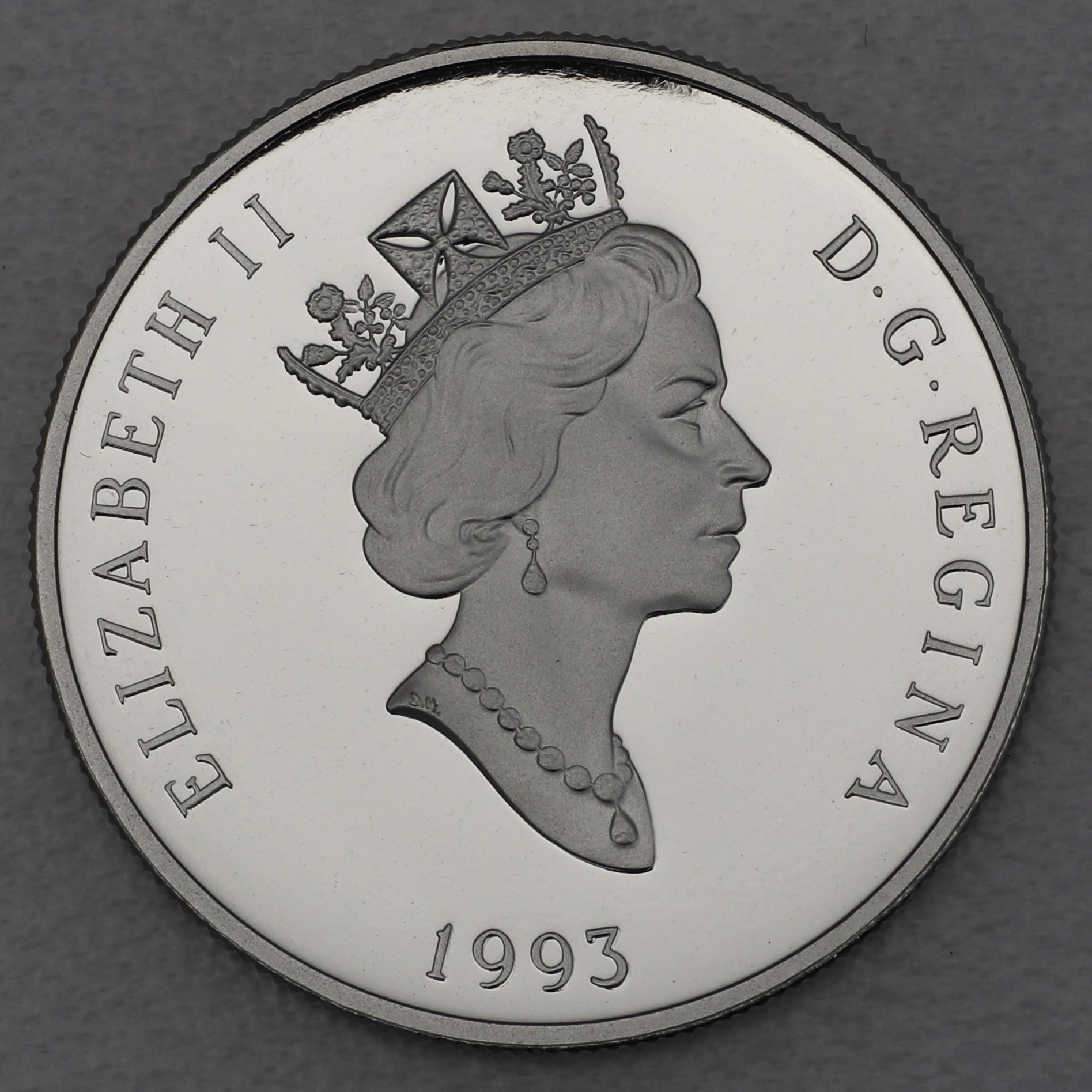 Platinmünze 1/10oz "Arctic Fox" 1993 Wildlife Canada (Kanada) - Detailansicht 1