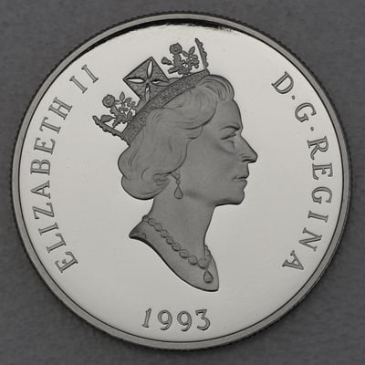 Platinmünze 1/10oz "Arctic Fox" 1993 Wildlife Canada (Kanada) - Miniaturansicht 2