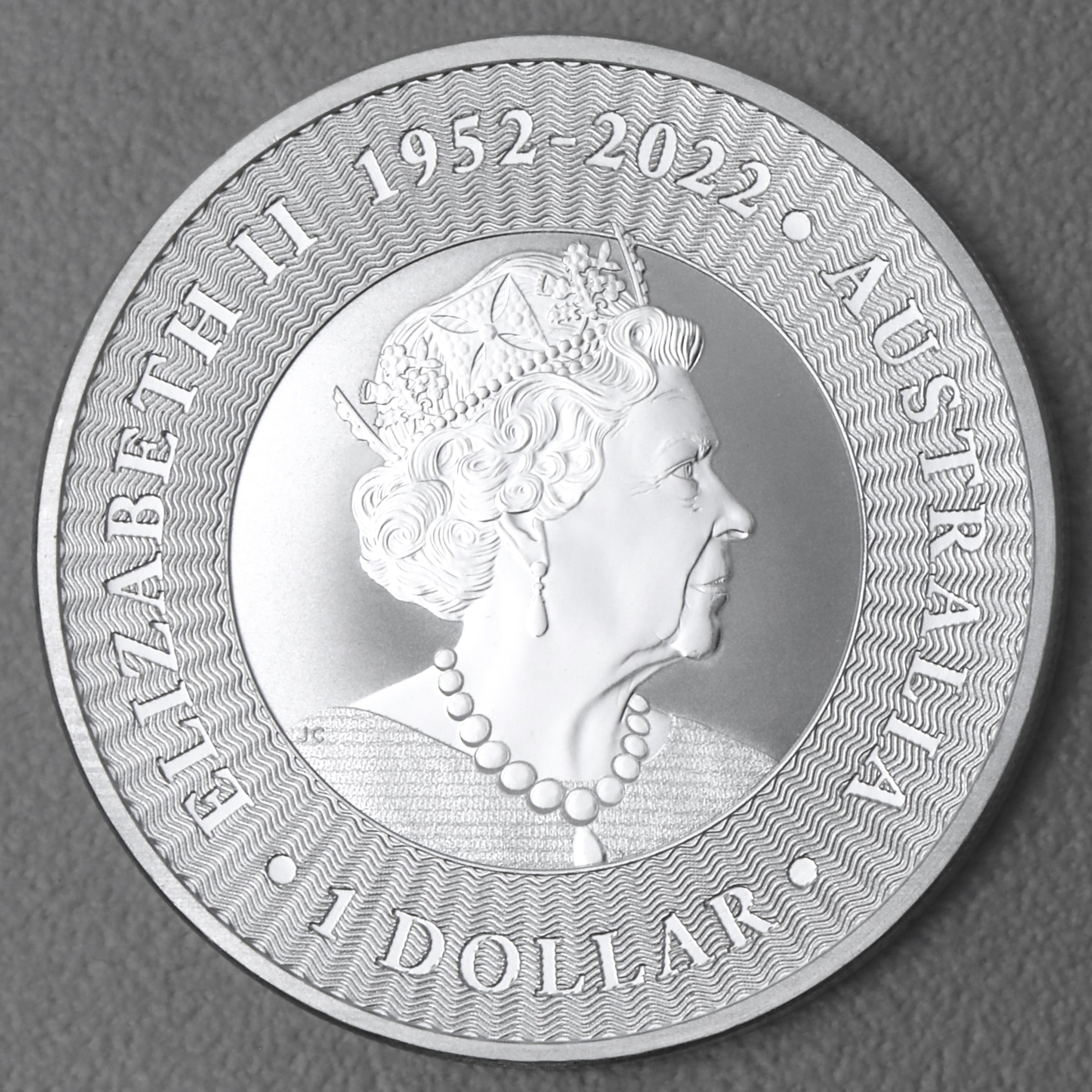 Silbermünze 25 x 1oz "Känguru" aktueller Jahrgang Tube diff. (Australien) - Detailansicht 3