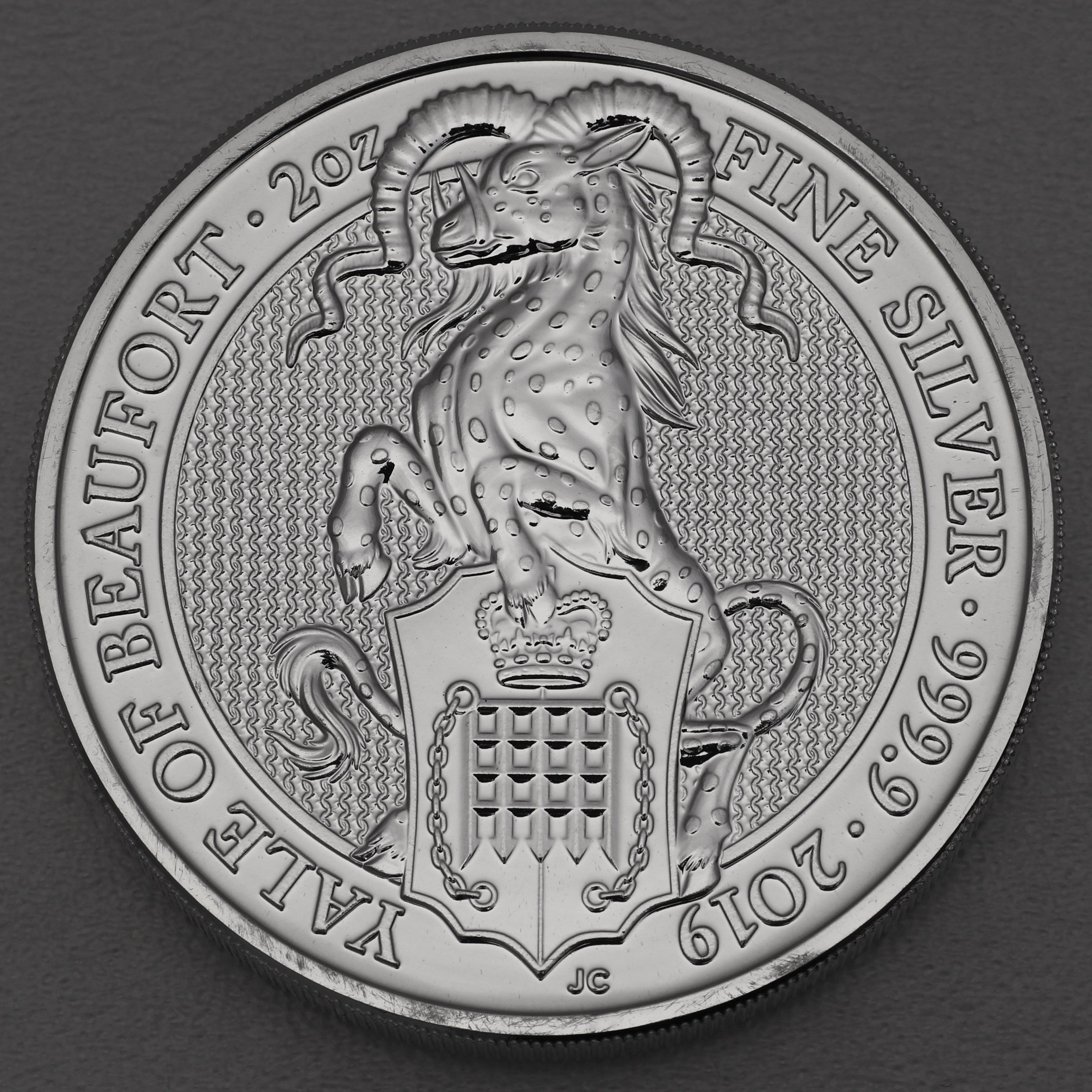 Silbermünze 2oz "Yale of Beaufort" 2019 The Queen s Beasts (Großbritannien) - Hauptansicht