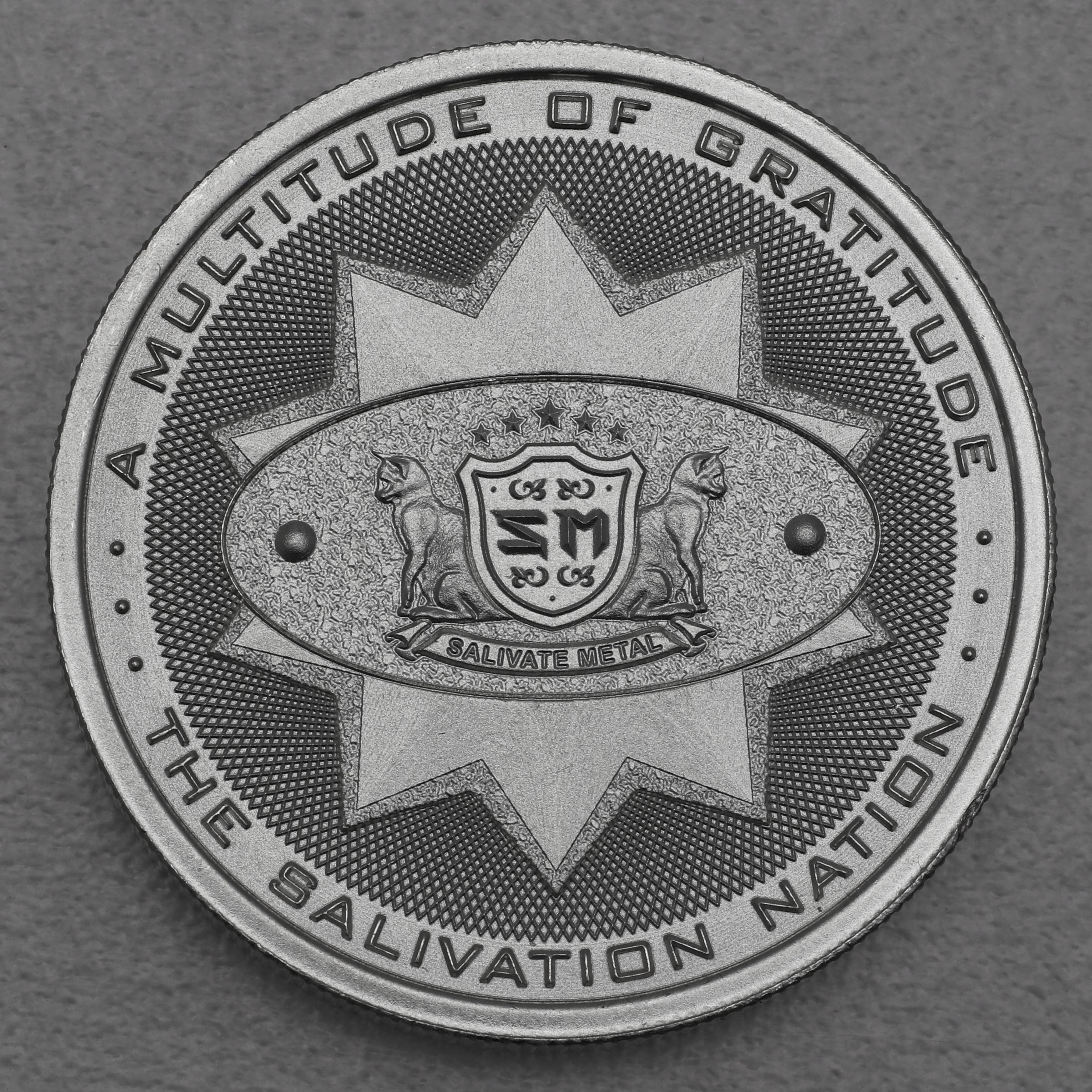 Silbermedaille 2oz "Salivate Metal" (USA) - Detailansicht 1