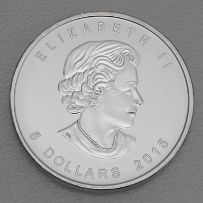 Silbermünze 1oz "Red-tailed Hawk" 2015 (vergoldet) Birds of Prey (Kanada) - Miniaturansicht 2