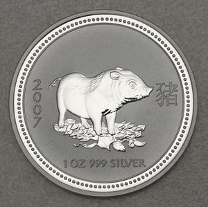 Silbermünzen 12 x 1oz "Silver Lunar Set" 1999-2010 Lunar I – Komplettset (Australien) - Miniaturansicht 7