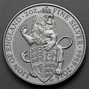 Silbermünze 2oz "Lion of England" 2016 The Queen s Beasts (Großbritannien) - Hauptansicht