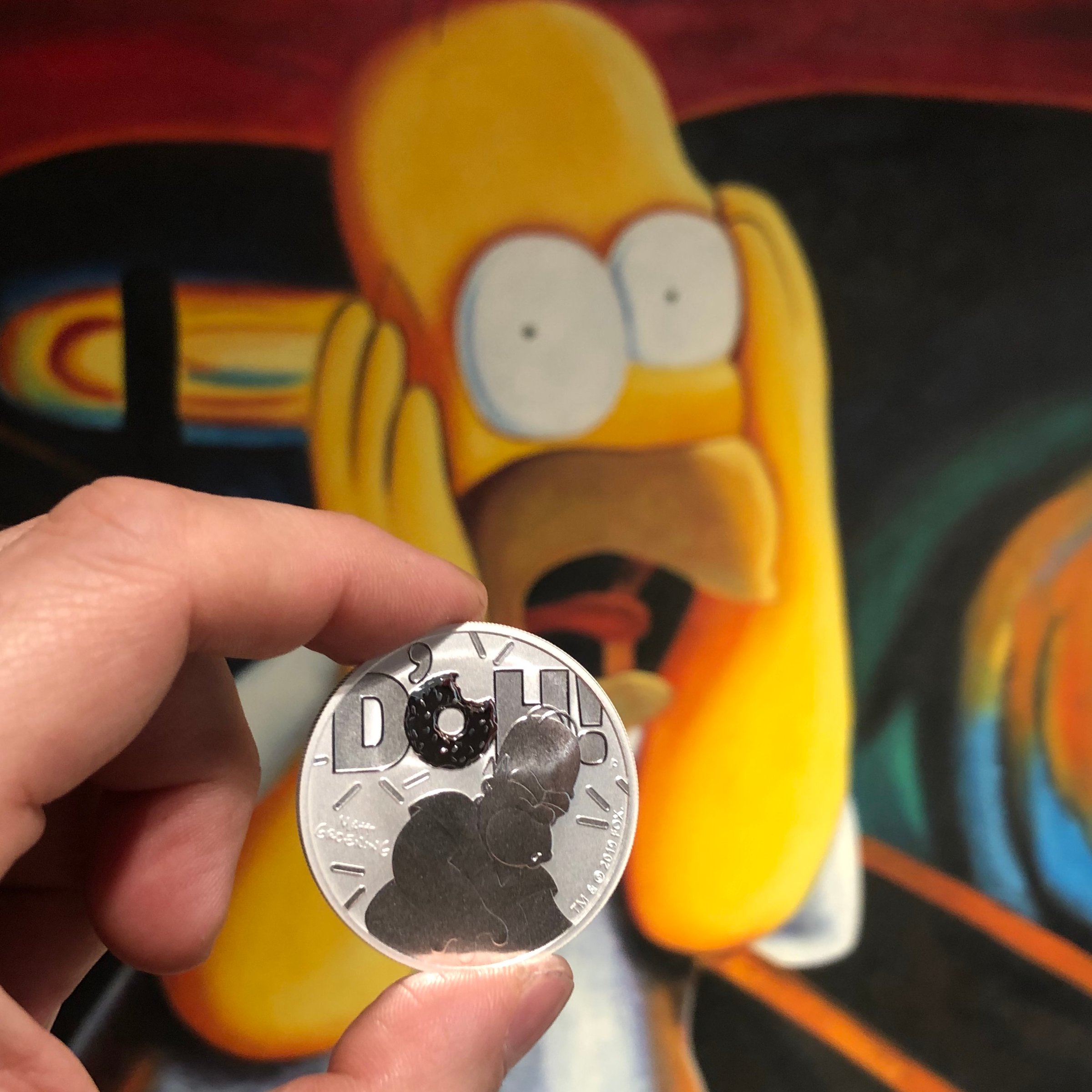 Silbermünze 1oz "Homer Simpson" 2019 The Simpsons (Tuvalu) - Detailansicht 4