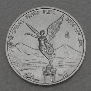 Silbermünze 1/10oz "Libertad" 2014 (Mexiko) - Miniaturansicht 1
