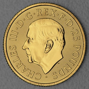 Goldmünze 1/4oz "Bull of Clarence" 2023 Royal Tudor Beasts (Großbritannien) - Miniaturansicht 2