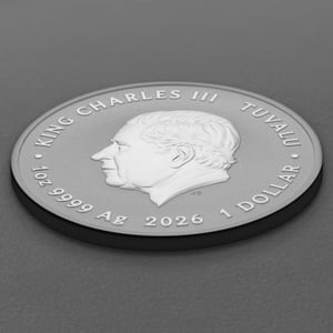 Silbermünze 1oz "Fortes Fortuna Adiuvat" 2026 Ottifanten – Ballonifant 19% (Tuvalu) - Miniaturansicht 4
