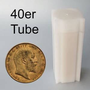 Goldmünze 40 x 1 Sovereign "Edward VII." Tube (Großbritannien) - Miniaturansicht 1
