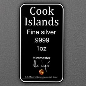 Silbermünzbarren 1oz "New Generation" 19% (Cook Islands) - Miniaturansicht 3