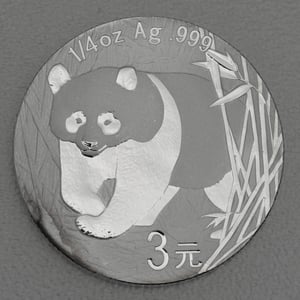 Silbermünze 1/4oz "Panda" 2007 verschiedene Motive 25 Jahre Panda Jubiläum (China) - Miniaturansicht 19