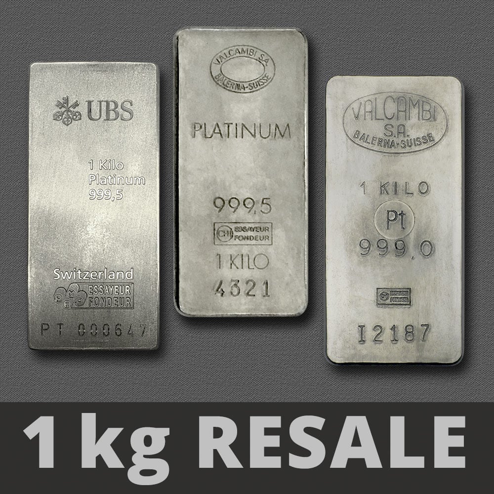 Platinbarren 1000g (Resale) - Hauptansicht