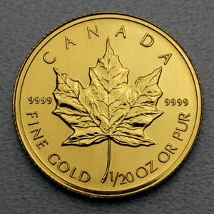 Goldmünze 1/20oz "Maple Leaf" verschiedene Jahrgänge (Kanada) - Hauptansicht