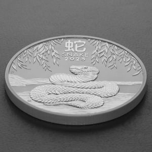 Silbermünze 2oz "Schlange" 2025 Lunar III – Year of the Snake 19% (Australien) - Miniaturansicht 3