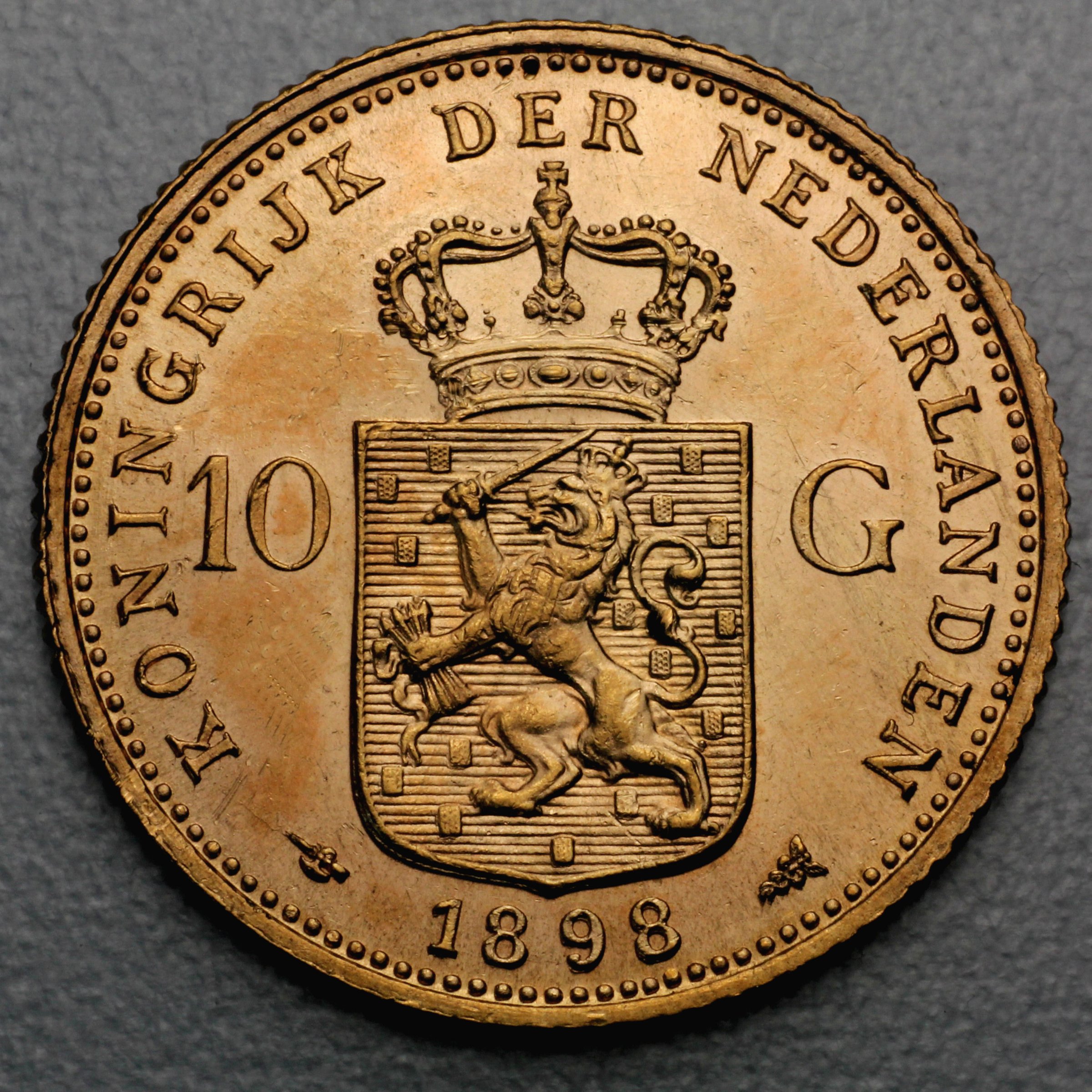 Goldmünze 10 Gulden "Wilhelmina" verschiedene Jahrgänge (Niederlande) - Detailansicht 7