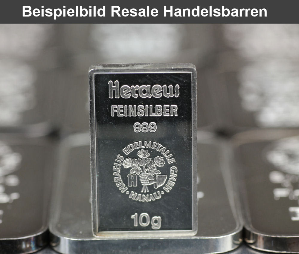 Silberbarren 10g (Resale) - Detailansicht 5