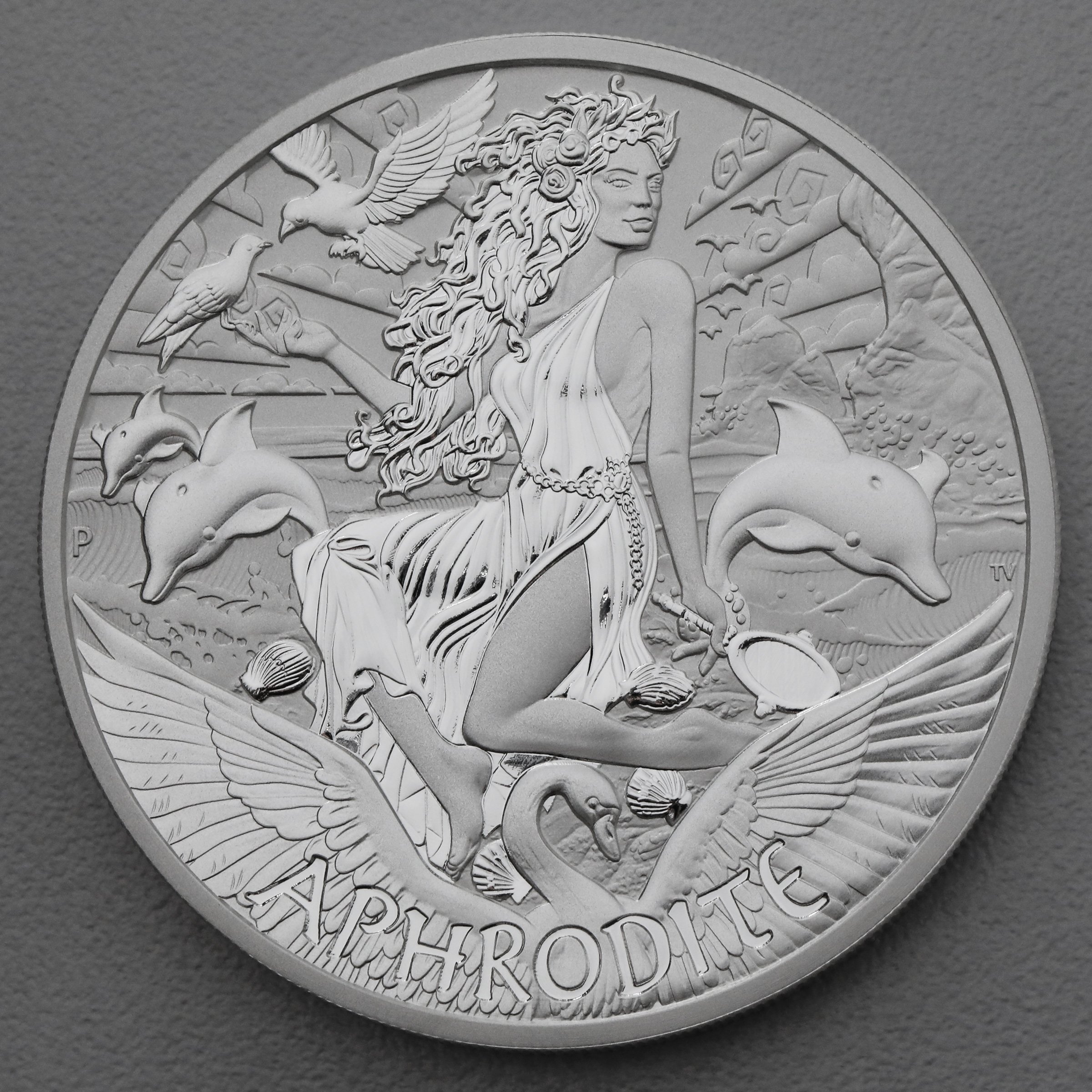 Silbermünze 5oz "Aphrodite" 2022 Gods of Olympus 19% (Tuvalu) - Hauptansicht