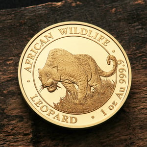 Goldmünze 1oz "Leopard" 2023 African Wildlife (Somalia) - Miniaturansicht 5