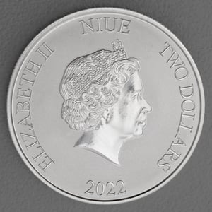 Silbermünze 1oz "Donald Duck" 2022 Disney – Merry Christmas 19% (Niue) - Miniaturansicht 2