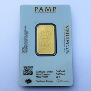 Goldbarren 20g PAMP "Fortuna" - Miniaturansicht 2